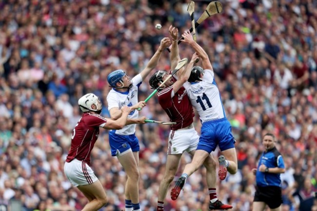 Austin Gleeson and Pauric Mahony with Gearoid McInerney and Padraic Mannion