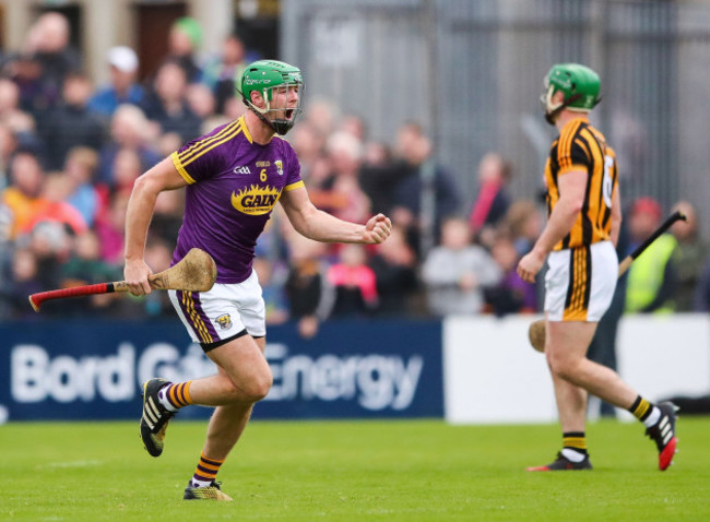 Matthew O’Hanlon celebrates a score