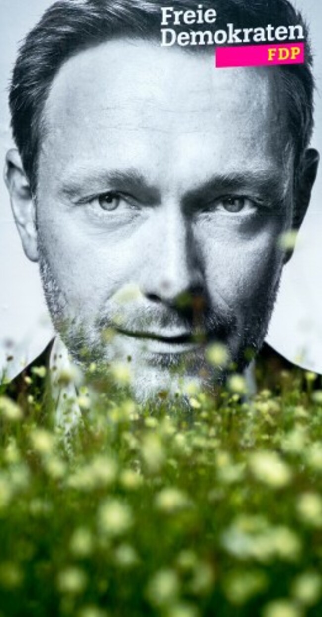 Election poster Christian Lindner