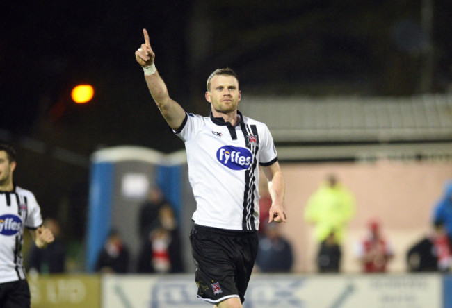 Ciaran Kilduff celebrates scoring a goal