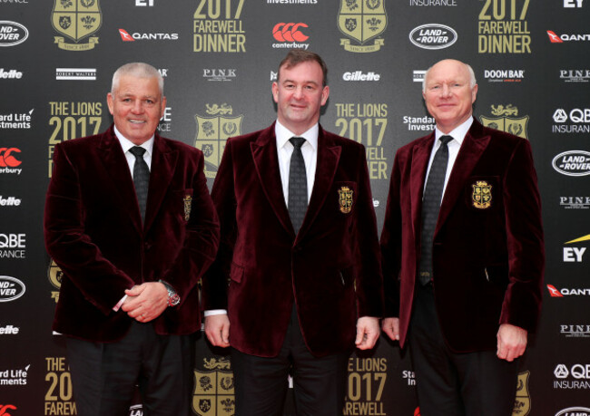 Warren Gatland, John Feehan and John Spencer