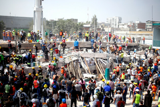 MEXICO-MEXICO CITY-ENVIRONMENT-EARTHQUAKE