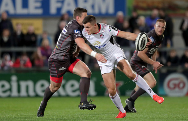 Jacob Stockdale with Scott Williams