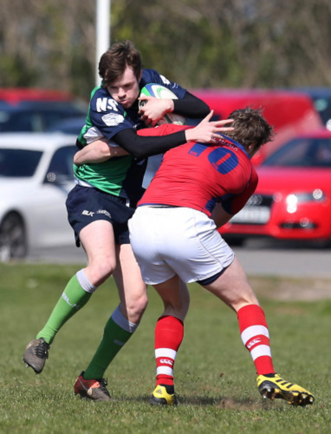 Callum McLaughlin with Robbie Burke