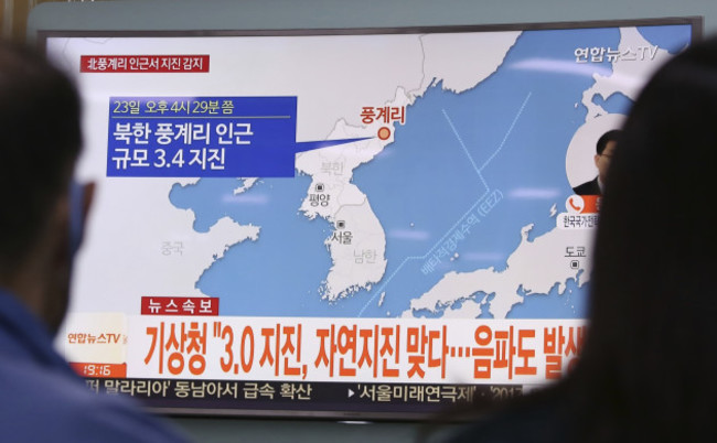 South Korea North Korea Earthquake