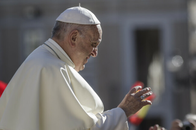 Vatican: Pope Francis Weekly General Audience in Vatican