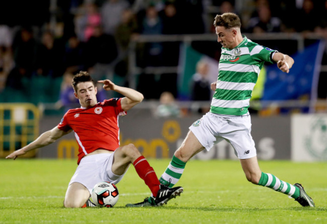 Ronan Finn with Lee Desmond