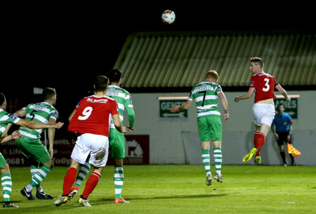 Ian Bermingham scores his sides first goal