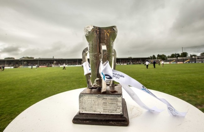 General view of the Munster U21 Hurling trophy