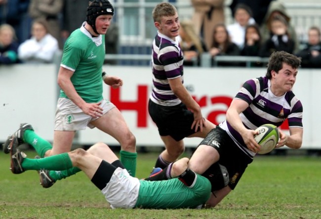 Niall Lalor tackled by Andy Clarke