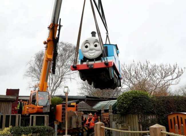 Thomas The Tank Engine leaves Drusillas