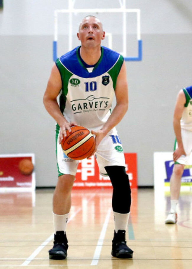 Kieran Donaghy takes free throw