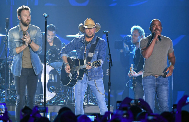 Jason Aldean was performing when the worst mass shooting in US history occurred