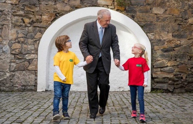 Johnny Giles with Luke Freeman and Lucy O Toole