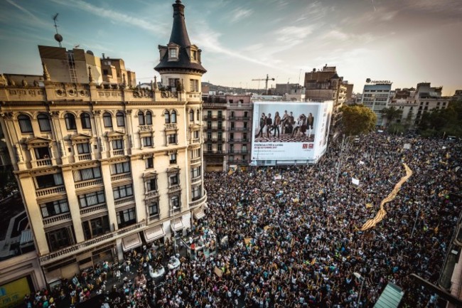 Catalonia Independence General Strike
