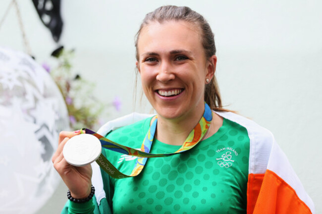 Annalise Murphy arrival - Dublin Airport