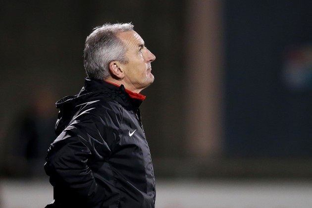 John Caulfield dejected late in the game