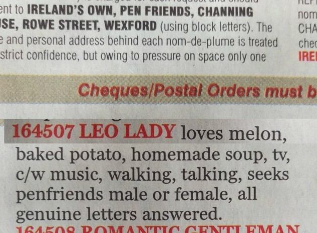 12 Times The Ireland S Own Penfriends Page Captured The True Spirit Of The Nation