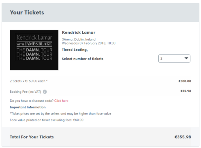 Tiered seating Kendrick