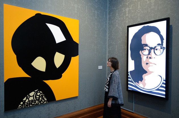 Julian Opie at the National Portrait Gallery