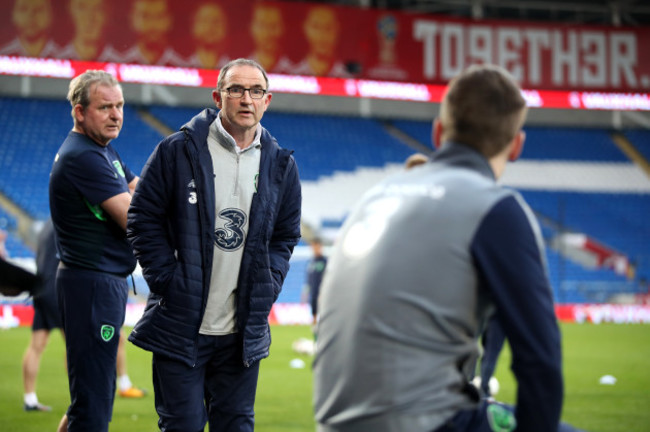 Republic of Ireland Training and Press Conference - Cardiff City Stadium