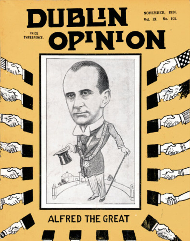 Alfred the Great &ndash; Dublin Opinion cover, November 1930