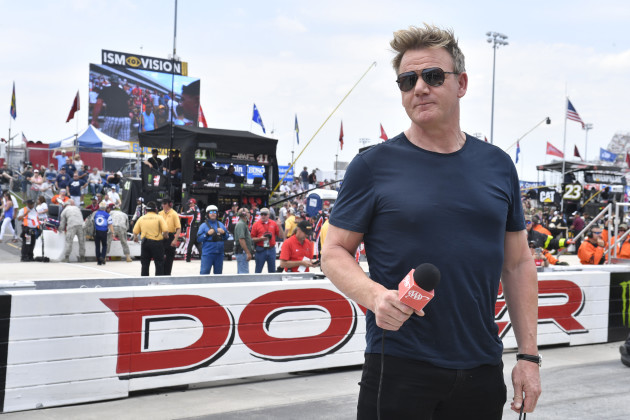 6/4/2017 - Dover: Gordon Ramsay at the Monster Energy NASCAR Cup Series AAA 400 Drive for Autism