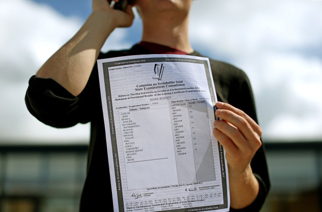Leaving Certificate results