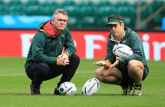 Rugby Union - Rugby World Cup 2015 - South Africa Captains Run - Twickenham Stadium