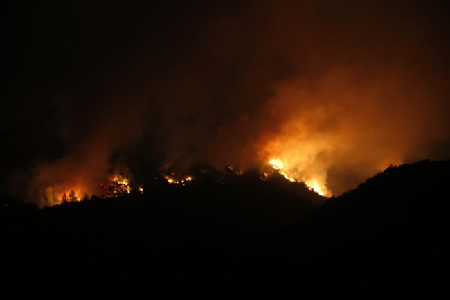 Wild Fires Rage - California