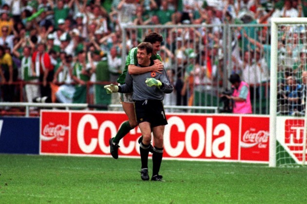 Soccer - World Cup - Ialia '90 - Ireland v Romania