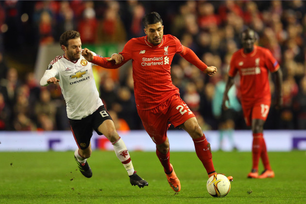 Liverpool v Manchester United - UEFA Europa League - Round of Sixteen - First Leg - Anfield