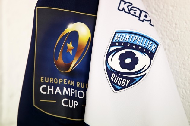 A general view of a Montpellier jersey