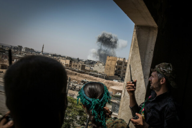 Battles in Old City of Raqqa