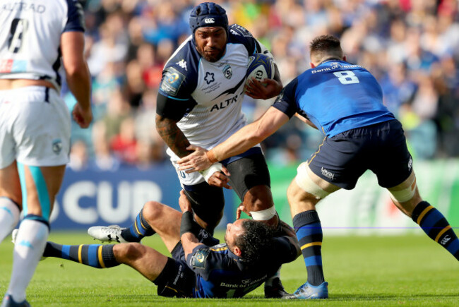 Isa Nacewa and Jack Conan with Nemani Nadolo