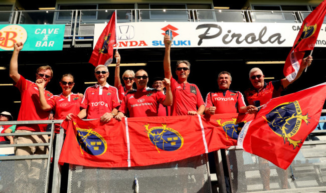 Munster fans before the match