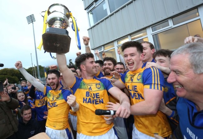 Patrick McBrearty celebrates with team mates