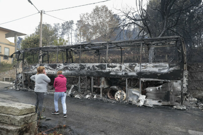 Spain Portugal Wildfires