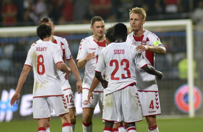 Soccer WCup 2018 Montenegro Denmark