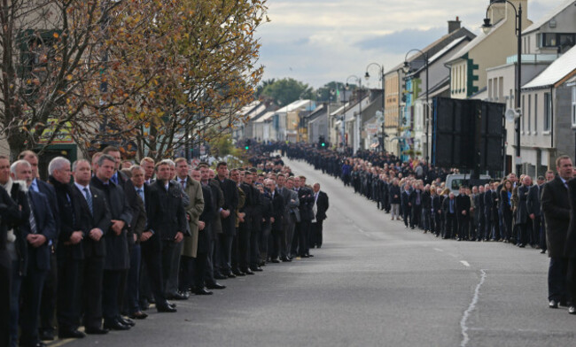 Garda Tony Golden funeral