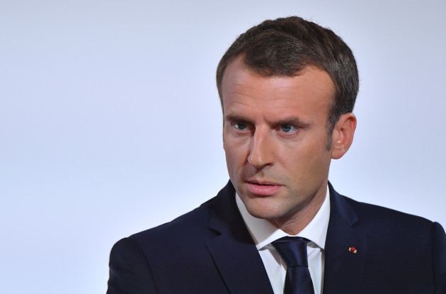 President Macron addresses Police, Gendarmes and Sentinelle soldiers - Paris