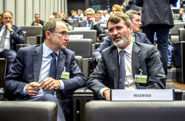 Martin O’Neill and Roy Keane