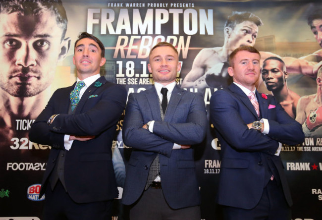 Jamie Conlan, Carl Frampton and Paddy Barnes