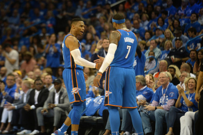 NBA: New York Knicks at Oklahoma City Thunder