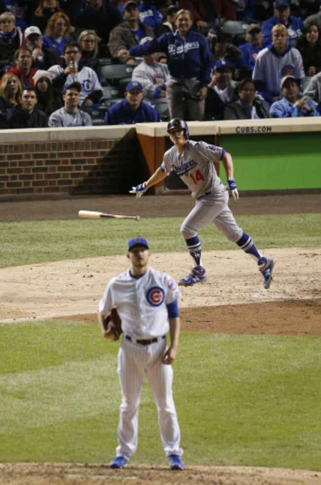 NLCS Dodgers Cubs Baseball