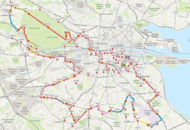 road closures in dublin for st pattys day