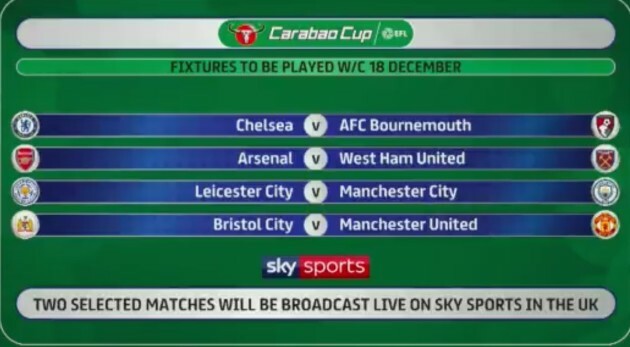 Big Guns Avoid Each Other In Quarters As Carabao Cup Draw Descends To Farce Again