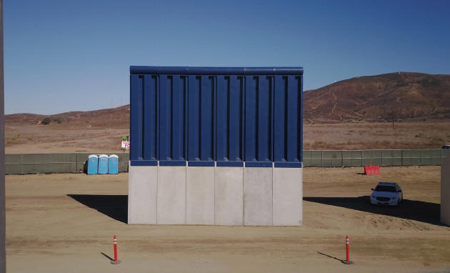 US Mexico Border Wall Prototypes Displayed