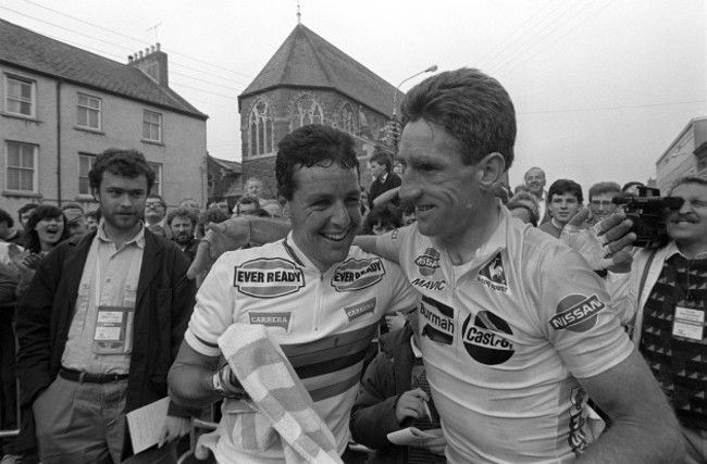 Stephen Roche and Sean Kelly 30/9/1988