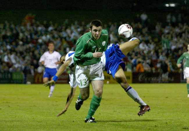 Roy O'Donovan with Gael Clichy